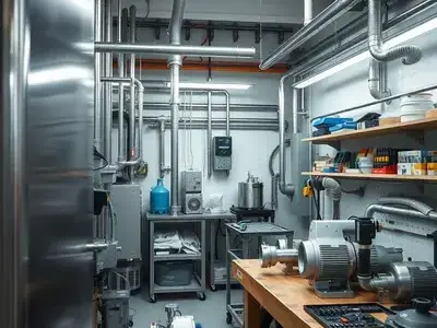 整頓された修理工場